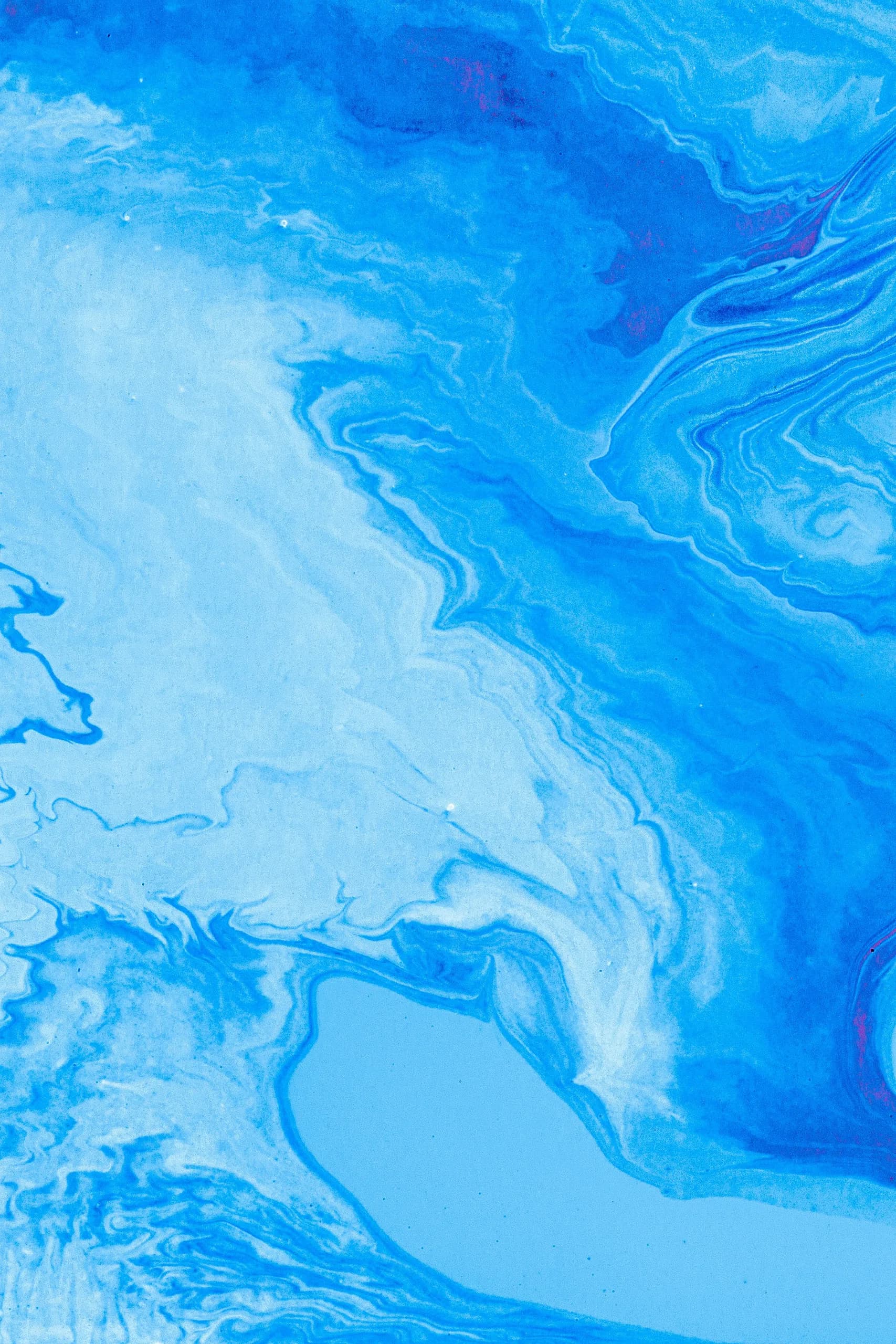 blue paint